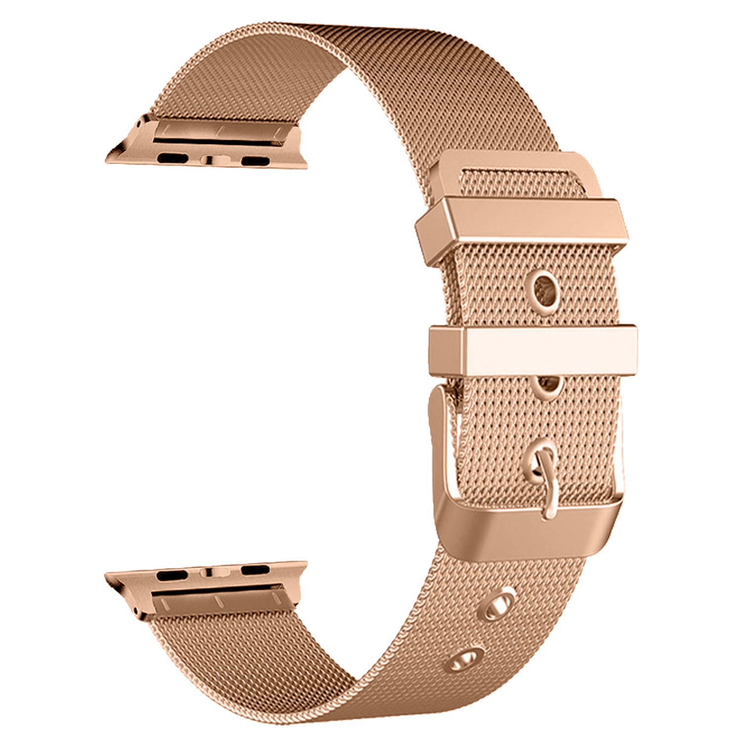 Rose Gold Milanese Buckle Strap for Apple Watch 38/40/41mm